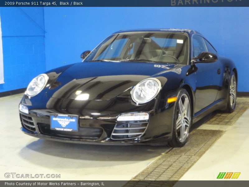 Black / Black 2009 Porsche 911 Targa 4S