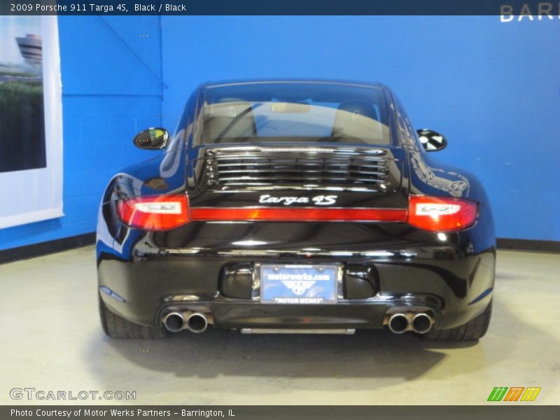 Black / Black 2009 Porsche 911 Targa 4S