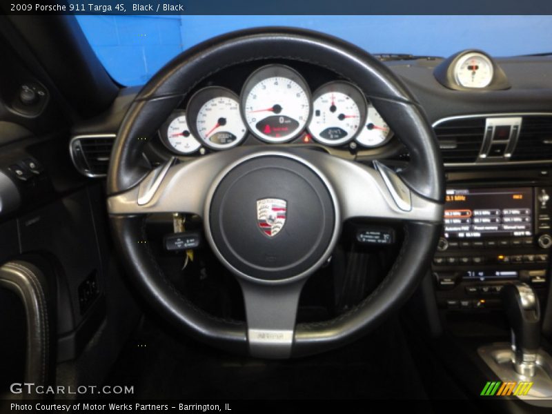 Black / Black 2009 Porsche 911 Targa 4S