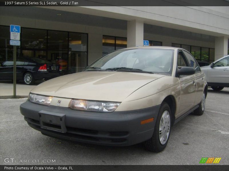 Gold / Tan 1997 Saturn S Series SL1 Sedan