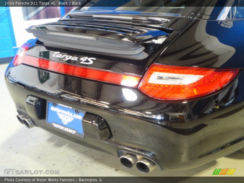 Black / Black 2009 Porsche 911 Targa 4S