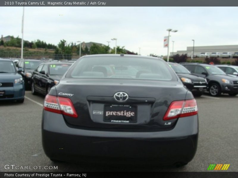 Magnetic Gray Metallic / Ash Gray 2010 Toyota Camry LE