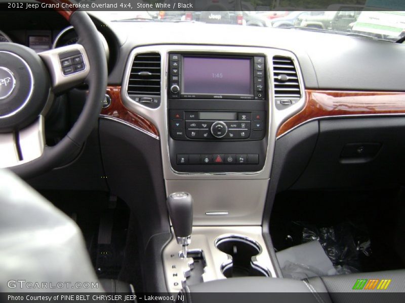 Stone White / Black 2012 Jeep Grand Cherokee Overland 4x4