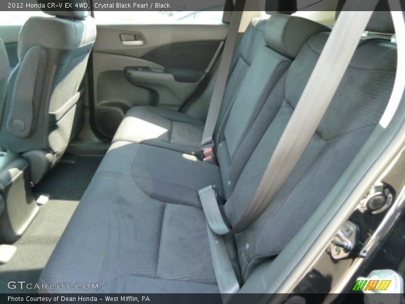 Crystal Black Pearl / Black 2012 Honda CR-V EX 4WD