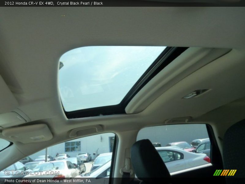 Crystal Black Pearl / Black 2012 Honda CR-V EX 4WD