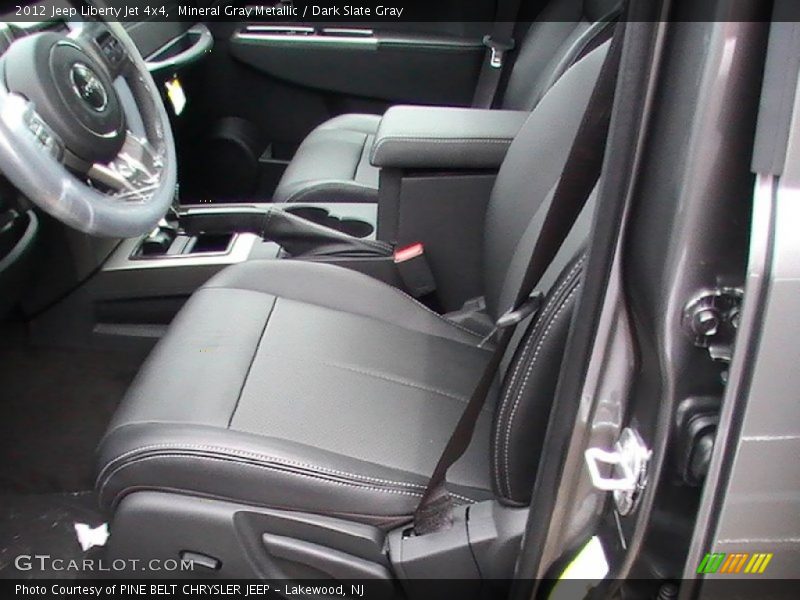 Mineral Gray Metallic / Dark Slate Gray 2012 Jeep Liberty Jet 4x4
