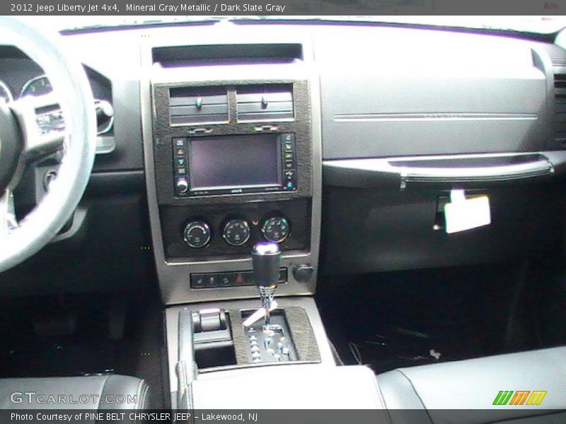 Mineral Gray Metallic / Dark Slate Gray 2012 Jeep Liberty Jet 4x4