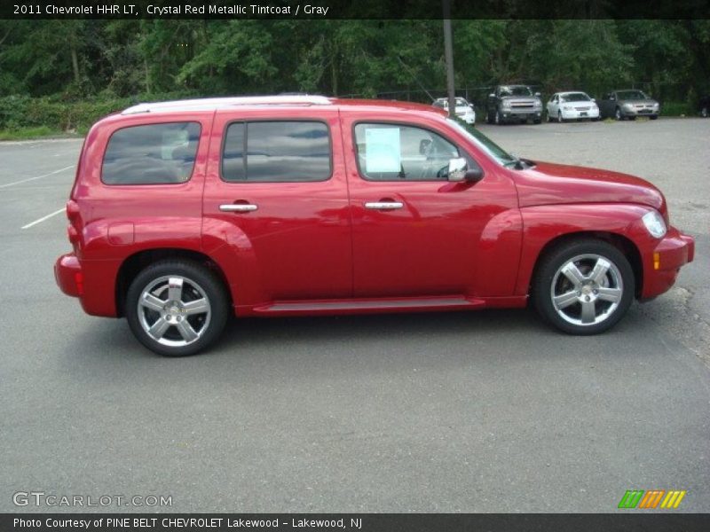 Crystal Red Metallic Tintcoat / Gray 2011 Chevrolet HHR LT