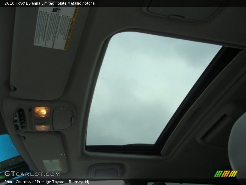 Sunroof of 2010 Sienna Limited