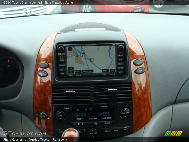 Navigation of 2010 Sienna Limited