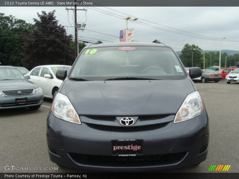 Slate Metallic / Stone 2010 Toyota Sienna LE AWD