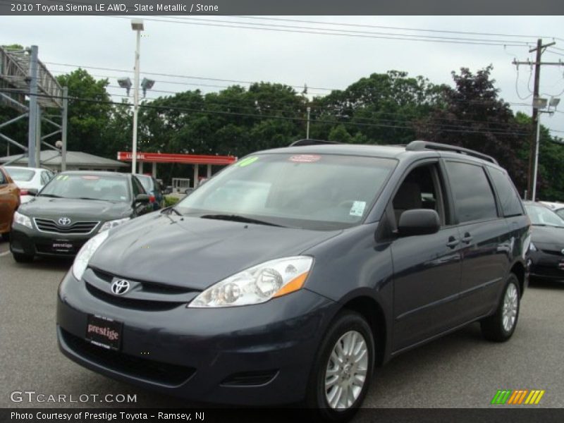 Slate Metallic / Stone 2010 Toyota Sienna LE AWD