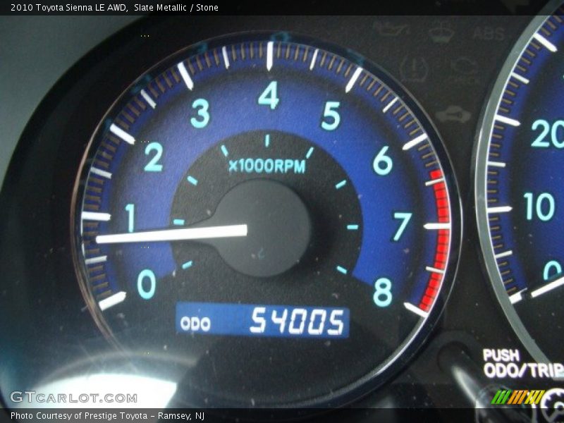 Slate Metallic / Stone 2010 Toyota Sienna LE AWD