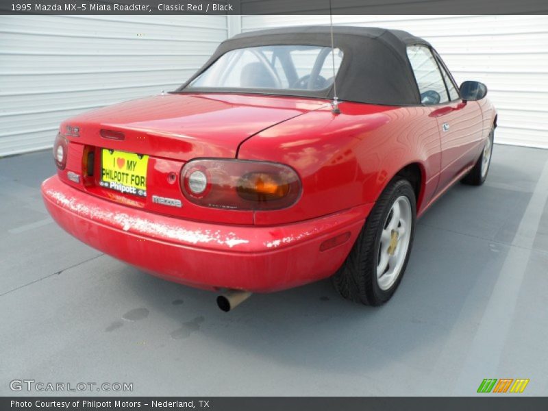 Classic Red / Black 1995 Mazda MX-5 Miata Roadster