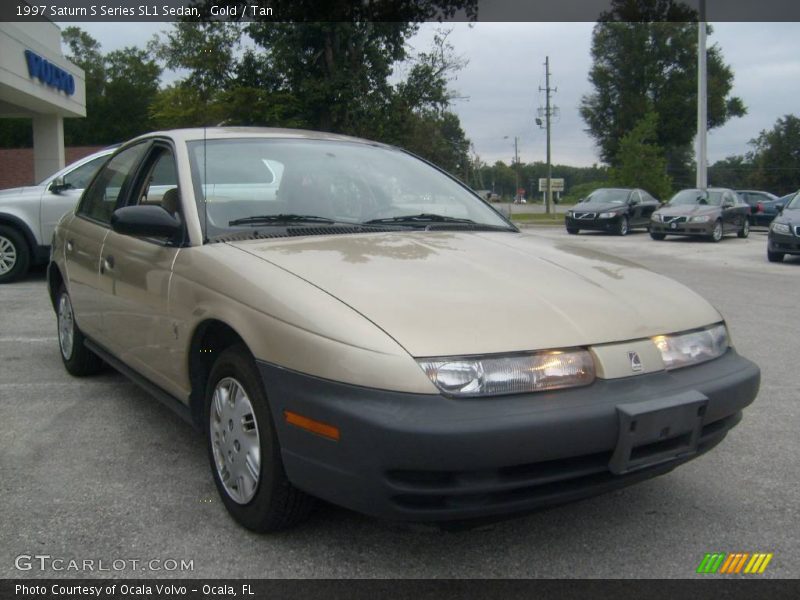 Gold / Tan 1997 Saturn S Series SL1 Sedan