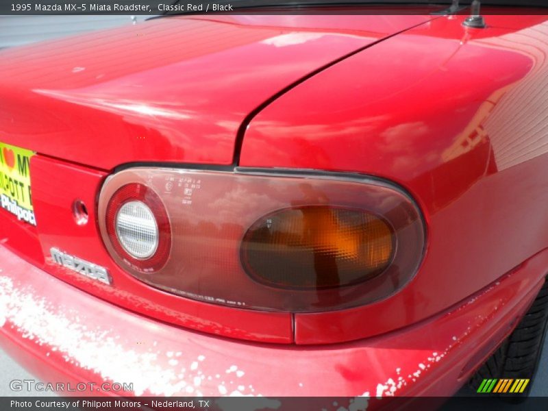 Classic Red / Black 1995 Mazda MX-5 Miata Roadster
