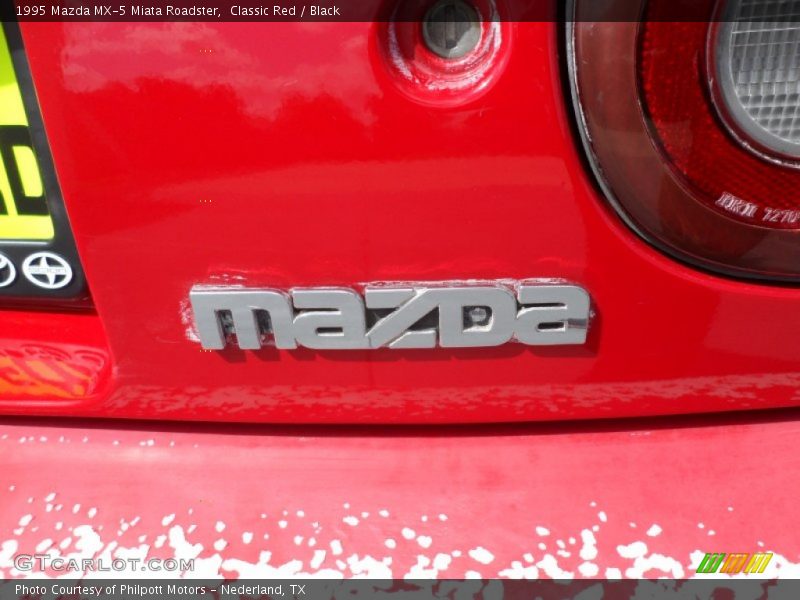 Classic Red / Black 1995 Mazda MX-5 Miata Roadster