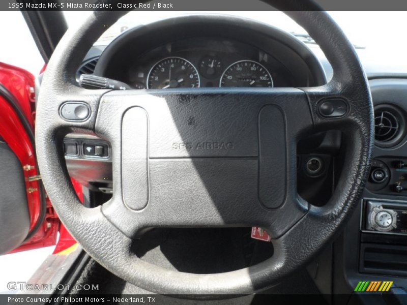 Classic Red / Black 1995 Mazda MX-5 Miata Roadster
