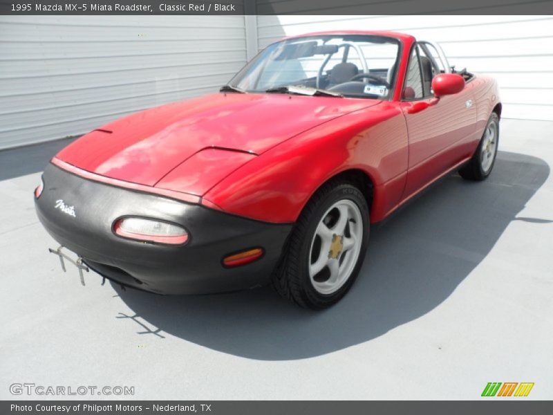 Classic Red / Black 1995 Mazda MX-5 Miata Roadster
