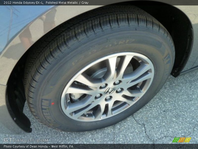 Polished Metal Metallic / Gray 2012 Honda Odyssey EX-L