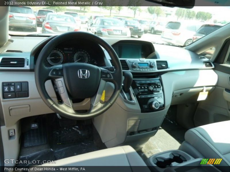Polished Metal Metallic / Gray 2012 Honda Odyssey EX-L