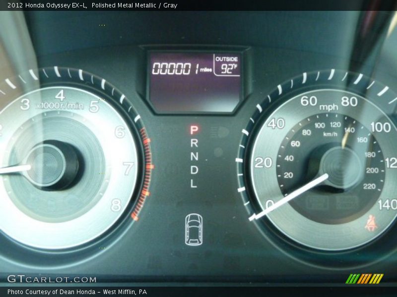 Polished Metal Metallic / Gray 2012 Honda Odyssey EX-L