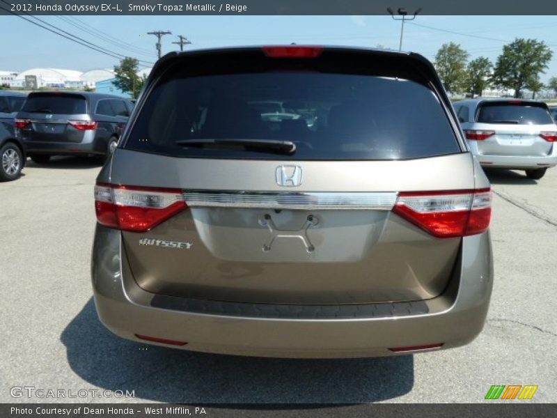 Smoky Topaz Metallic / Beige 2012 Honda Odyssey EX-L