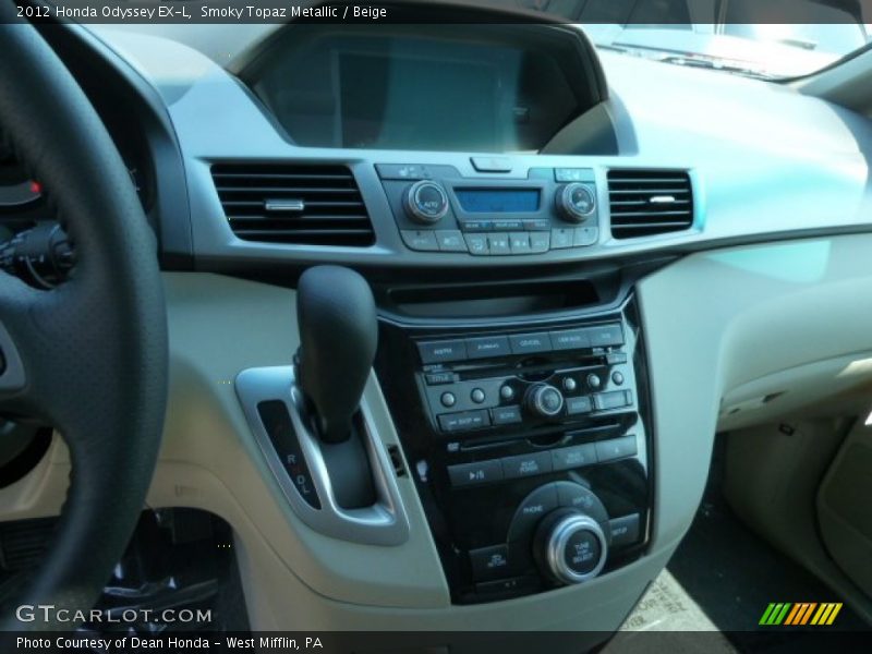 Smoky Topaz Metallic / Beige 2012 Honda Odyssey EX-L