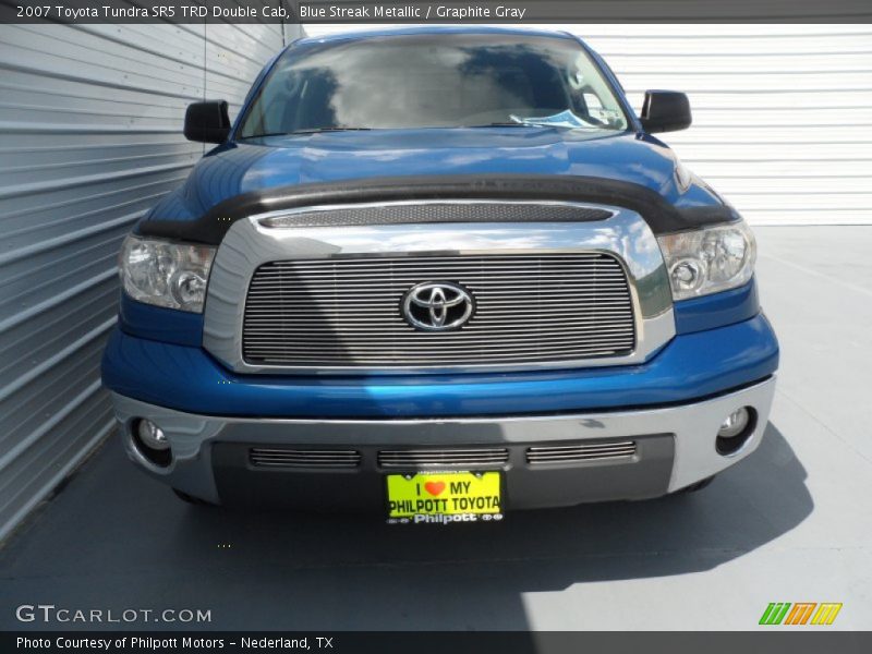 Blue Streak Metallic / Graphite Gray 2007 Toyota Tundra SR5 TRD Double Cab