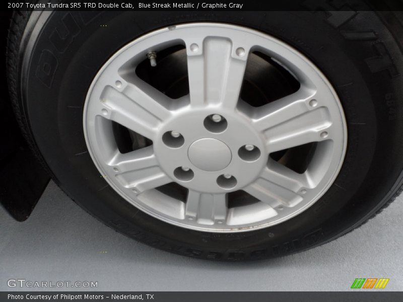 Blue Streak Metallic / Graphite Gray 2007 Toyota Tundra SR5 TRD Double Cab