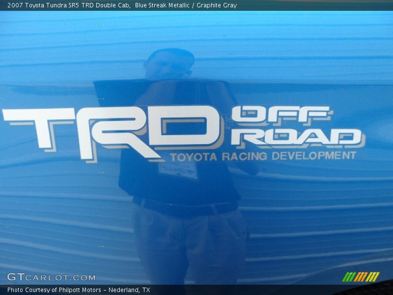Blue Streak Metallic / Graphite Gray 2007 Toyota Tundra SR5 TRD Double Cab