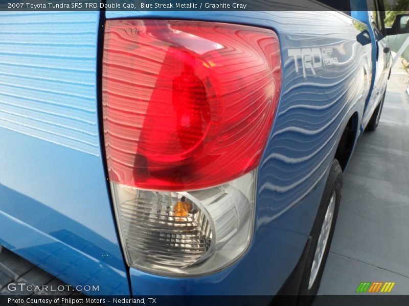 Blue Streak Metallic / Graphite Gray 2007 Toyota Tundra SR5 TRD Double Cab