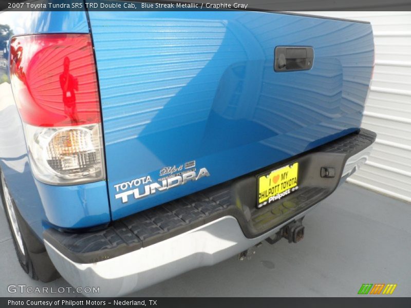 Blue Streak Metallic / Graphite Gray 2007 Toyota Tundra SR5 TRD Double Cab