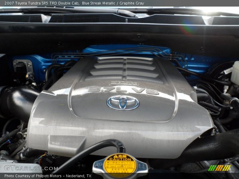 Blue Streak Metallic / Graphite Gray 2007 Toyota Tundra SR5 TRD Double Cab