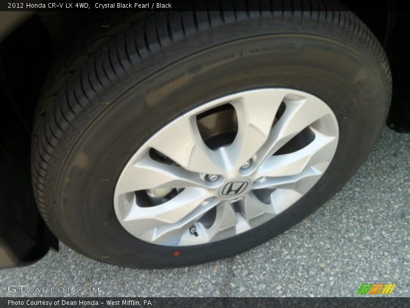 Crystal Black Pearl / Black 2012 Honda CR-V LX 4WD