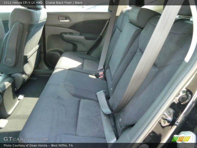 Crystal Black Pearl / Black 2012 Honda CR-V LX 4WD