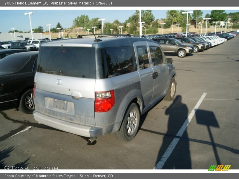 Alabaster Silver Metallic / Gray/Blue 2006 Honda Element EX