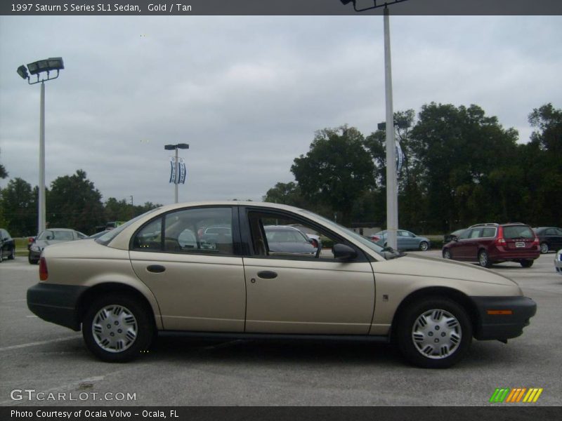 Gold / Tan 1997 Saturn S Series SL1 Sedan