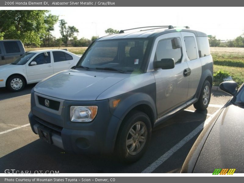 Alabaster Silver Metallic / Gray/Blue 2006 Honda Element EX