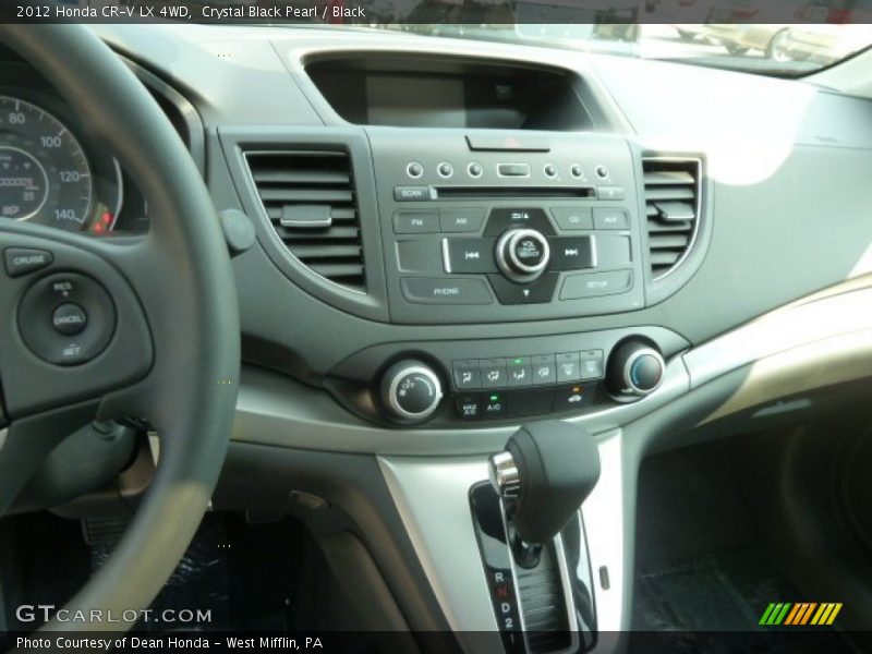 Crystal Black Pearl / Black 2012 Honda CR-V LX 4WD