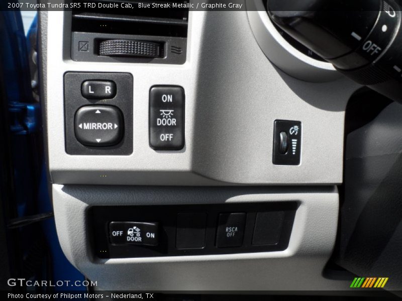 Blue Streak Metallic / Graphite Gray 2007 Toyota Tundra SR5 TRD Double Cab