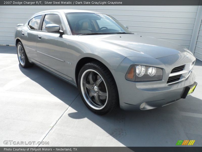 Silver Steel Metallic / Dark Slate Gray/Light Graystone 2007 Dodge Charger R/T
