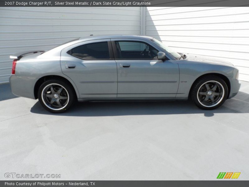 Silver Steel Metallic / Dark Slate Gray/Light Graystone 2007 Dodge Charger R/T