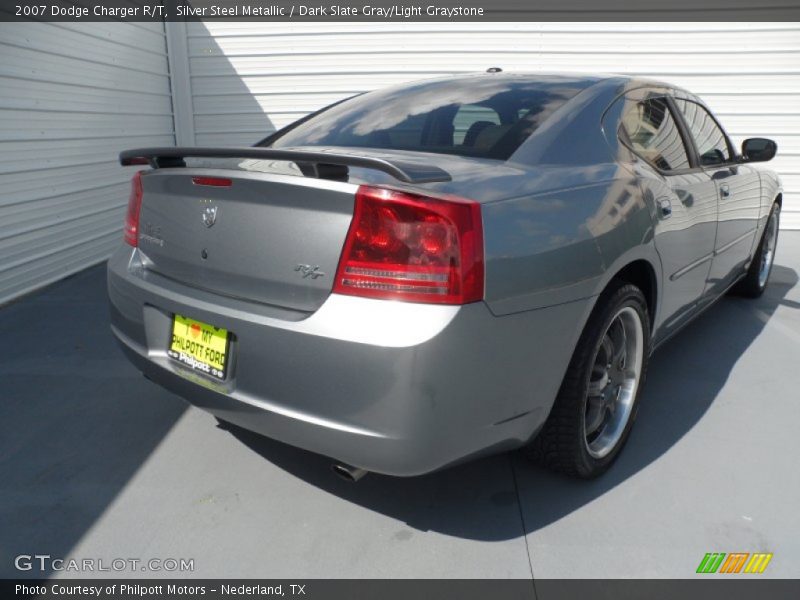 Silver Steel Metallic / Dark Slate Gray/Light Graystone 2007 Dodge Charger R/T