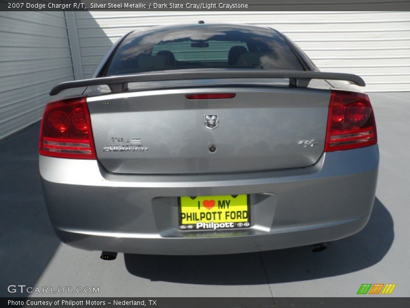 Silver Steel Metallic / Dark Slate Gray/Light Graystone 2007 Dodge Charger R/T