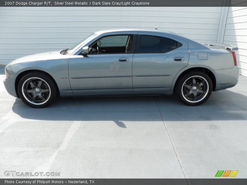 Silver Steel Metallic / Dark Slate Gray/Light Graystone 2007 Dodge Charger R/T