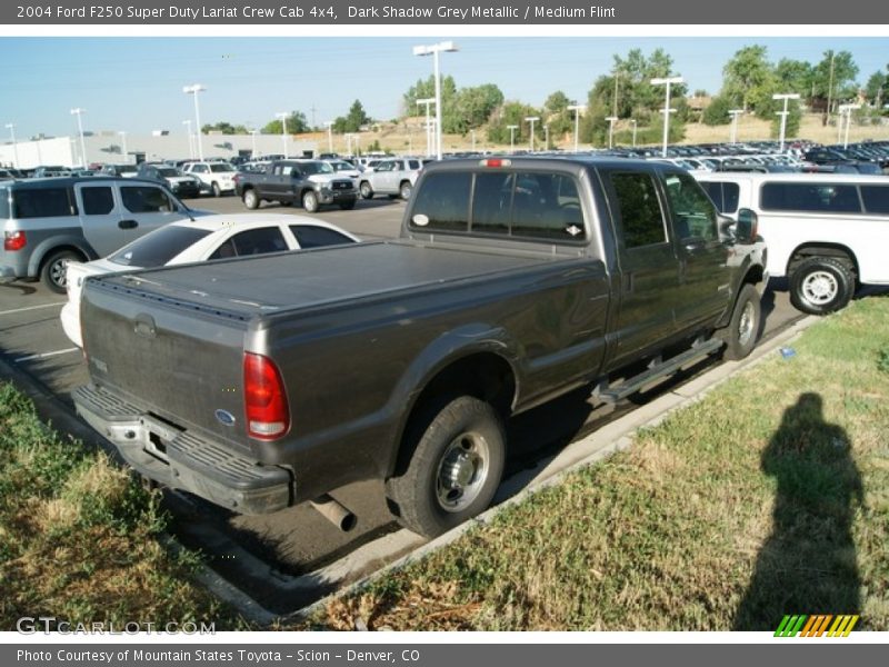 Dark Shadow Grey Metallic / Medium Flint 2004 Ford F250 Super Duty Lariat Crew Cab 4x4