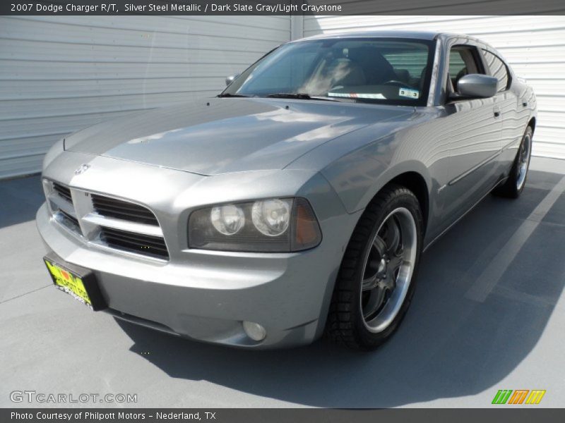 Silver Steel Metallic / Dark Slate Gray/Light Graystone 2007 Dodge Charger R/T