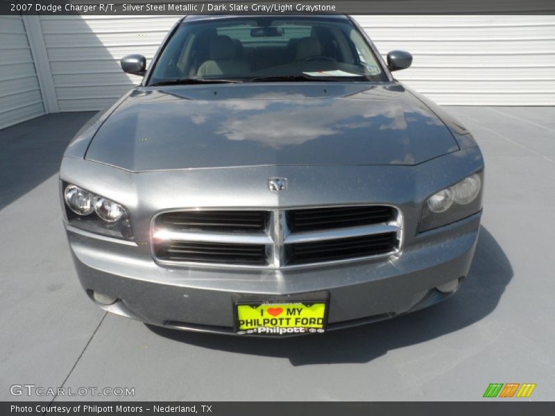 Silver Steel Metallic / Dark Slate Gray/Light Graystone 2007 Dodge Charger R/T