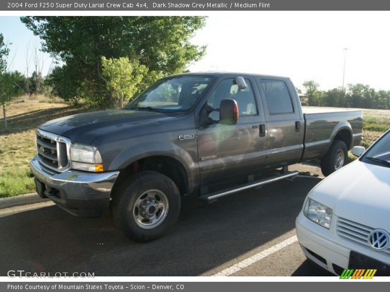 Dark Shadow Grey Metallic / Medium Flint 2004 Ford F250 Super Duty Lariat Crew Cab 4x4